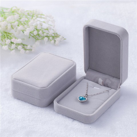Multifunctional Velvet Jewelry Necklace  Gift Box for wedding Jewellery Box