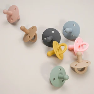 Natural Baby Pacifier Customize Medical Grade Silicone Pacifier New Born Baby Pacifier