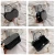 Import New arrivial fashion rhinestone luxury scarf purse women shoulder clutch diamond hands bag ladies evening bag with chain from China