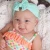 Import New baby girl head wrap nylon baby bow headband from China