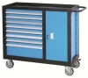 new design 8 drawer blue movable tool trolley