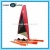 Import New design high quality 18ft plastic sailboat with foot drive pedal system and rudder on sale from China