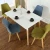 Import New Design Modern Rectangle Dining Tables Chair 6 Seater Dining Room Sets Home Hotel Restaurant Dining Room Furniture from China