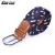 Import New design plastic braided belt wholesale fashion pu leather belts for outdoor from China