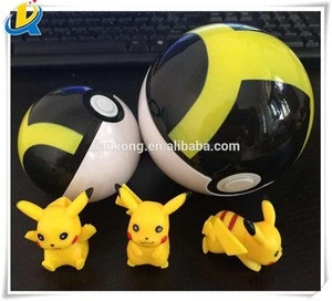 new design plastic toy pokemon pokeball toy to kids
