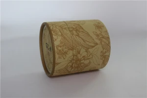 New design round box customized cylinder paper box recycled food grade packaging paper tube