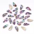 Import new designs wholesale colorful glitter wings shape nail art crystal nail decoration supplies 3D nail art accessories from China