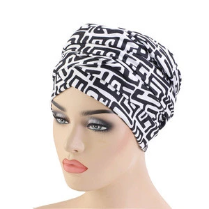 New Fashion Women Multi Usage African Tube Turban Print Long Head Wrap Headscarf  Floral Africa Headwrap TJM-216B