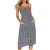 New Hot Sale Fashion Cheap Wave Point Designs Women Summer Maxi Dress