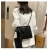 Import New Large  Womens  PU leather Tote Bag  Texture Chain One-shoulder Handbag with Pure Color Embroidery Thread from China