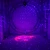new light dmx dj party star laser projector purple color rotating galaxy light projector