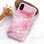 new marble shining mobile cover for apple iphone x xr max bags & cases IMD protective luxury mobile phone housings
