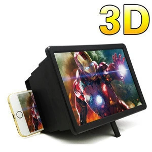 New Mobile Phone Universal 3D Screen Amplifier Magnifying Glass HD Stand for Video Car Holder Phone Screen Amplifier Magnifier