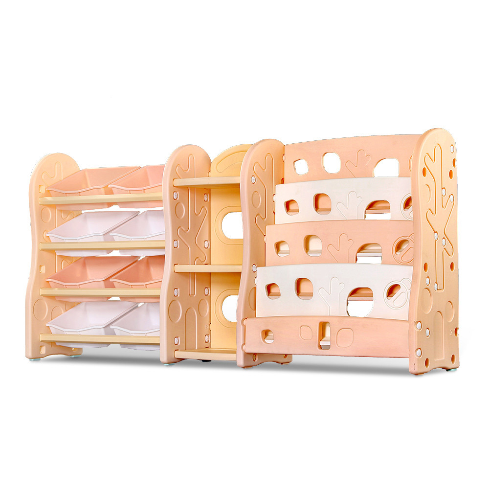 Buy New Plastic Indoor Toy Storage Children Kid Bookshelf And Cabinet ...
