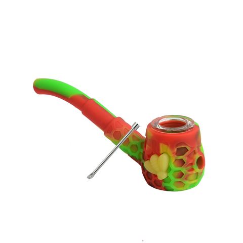 Buy New Silicone Pipe For Smoking Waterbong Glass Water Pipes Sheesha ...