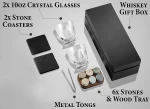 New whisky disk whisky rocks  whisky disc whisky ice cubes Wooden pallet gift pack with tong
