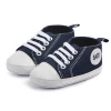 Newborn baby boy canvas high top sneakers soft bottom baby shoes 2018