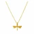 Import Newest Arrival Gold Plated Dragonfly Pendant Necklaces Cute Bird Animal Choker Necklace from China
