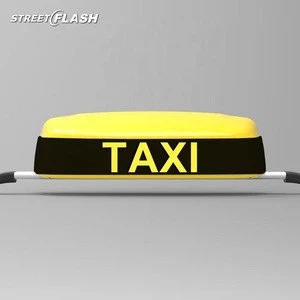 Newly designed outdoor P2.5 full color LED Taxi Advertising Sign