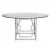 Import Nice Price Korean Marble Steel Dining Table Black from China