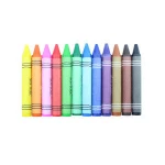 NON-TOXIC ROUND SHAPE FOR KIDS,LARGE SIZE WAX CRAYONS FROM CHINA