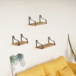 Nordic Style Wooden Retro Hanging Rack wood Shelf Wall Decoration Household Shelf