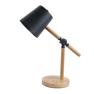 Nordic wrought iron student bedside LED desk reading lamp lighting hotel creative decorative table lamp