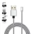 Import nylon braided  LED 1m Micro USB Magnet Charger Charging Cable magnetic ios type c usb cable from China