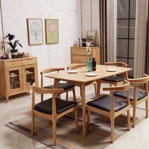 Oak Solid Wood Modern Style Dining Room Furniture Nordic Dining Room Furniture