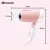 OEM custom High quality travel portable 1000w 50Hz Direct current ABS foldable hair drier blow dryer