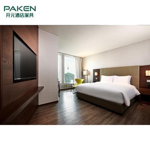OEM custom modern design wooden hotel bedroom furniture sets from china