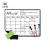 Import Oem Custom Printing Soft Magnetic Whiteboard Dry Erase Calendar For Refrigerator from China