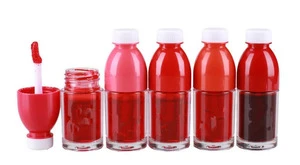 OEM Garson cute bottle shape liquid moisturizing fruit taste long-lasting lip gloss