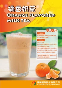 Orange Milk Tea Powder for bubble tea store chain
