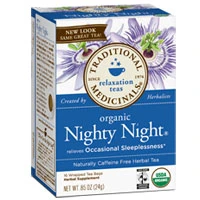 Organic Nighty Night Tea, 16 Bags by Traditional Medicinals Teas