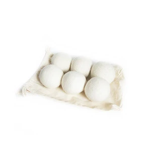 Original 100% pure organic wool dryer balls by sheepsville eco laundry 6-pack white wool ball for dryer