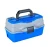 Import Outdoor Classic 2-Tray Tackle Box, Blue/Gray from China