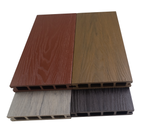 outdoor laminated wooden timber wpc flooring boards composite deck