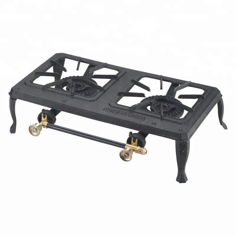 Outdoor Portable High Quality Natural Gas Double Burner Hot Plate
