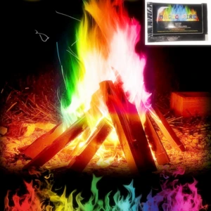 Outdoor Toys Party Camping Mystical Colorful Fire Magic Tricks Coloured Flames Bonfire Sachets Fireplace magical fire powder