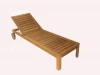 Outdoor Wooden Sun Lounger, acacia wood
