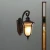 Import Outside Lights Waterproof Aluminum Glass Vintagee 27 LED antique Outdoor wall lantern lamp from China