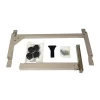 Over the laptop wooden swivel hospital bed table