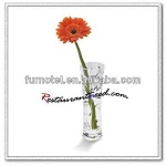 P093 Banquet H187mm Acrylic Concave Body Plastic Vase