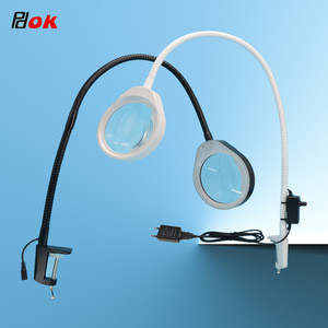 Podk Magnifier Buy Pdok Patented Magnifying Glass Led Table Light With Clip Desk Clamp ...