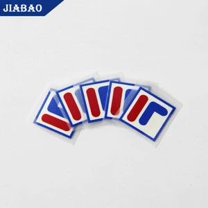 PET material 3D thick heat transfer sticker screen printing for garment labels
