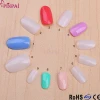 Pinpai Brand New Design False Nail Tips Full-covered Oval Nail Tips 3 Colors Artificial Fingernails Wholesale 600pcs fake Nails