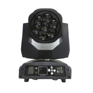 Pixel Control RGBW 4IN1Mini Bee Eye 7x15w DMX Lyre Beam Moving Head Led Zoom For Stage Night Club