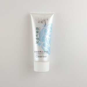 Plastic Cosmetic Tube with Oral Shape and Screw Top Cap for Bb Cream