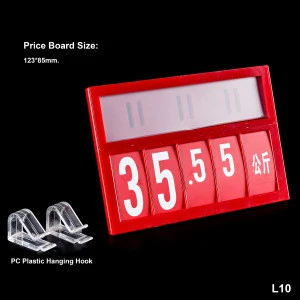 Plastic Display Flip Chart Price Sign Frame Holder Stand